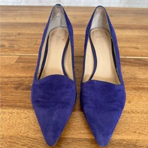Elizabeth and James Purple kitten heel